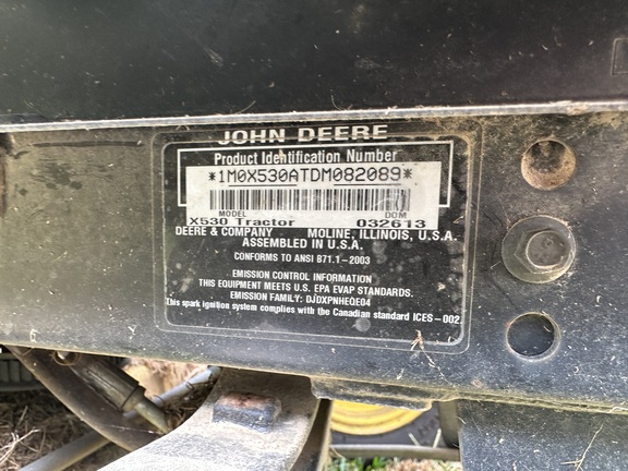 Photo of 2013 John Deere X530