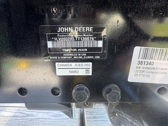 2026 John Deere 2032R