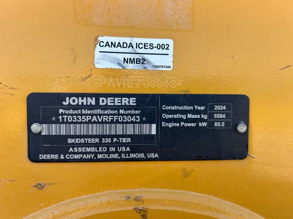 2024 John Deere 335P