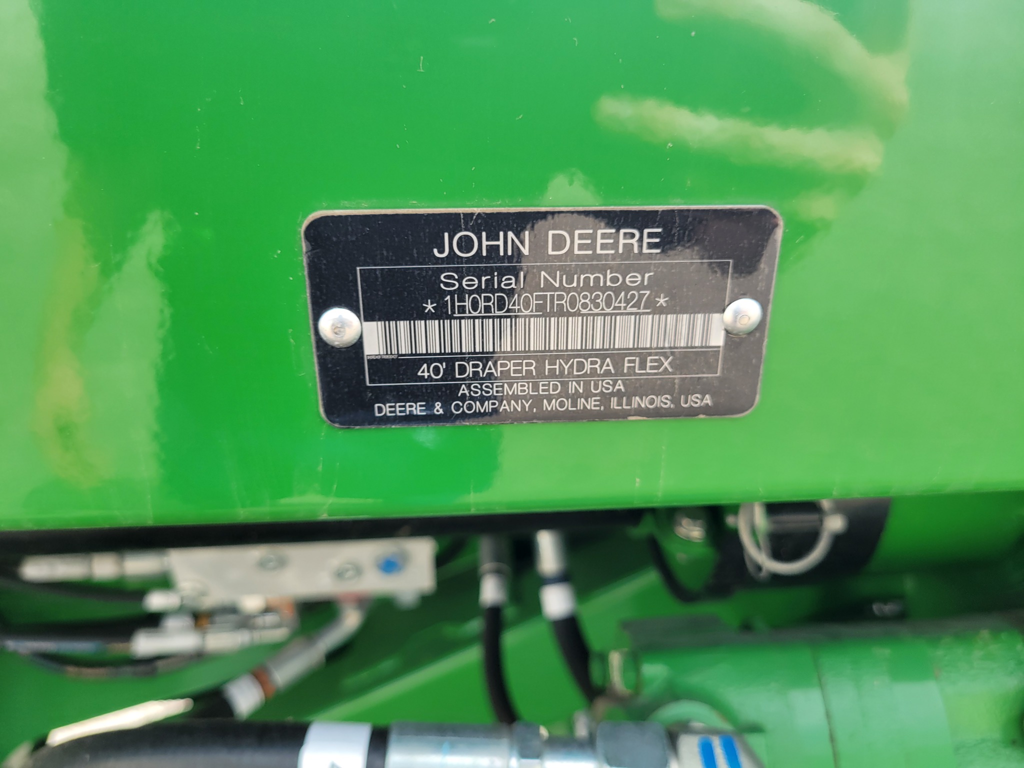  2024 John Deere RD40F at Heritage Tractor in Roanoke, IL