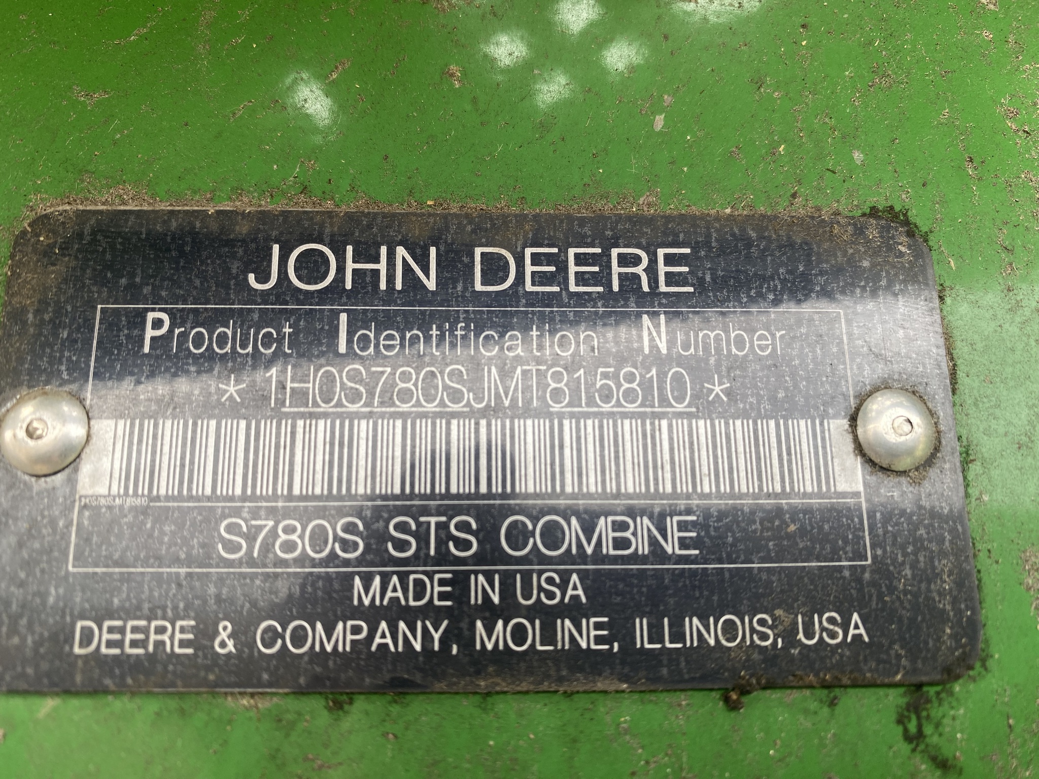 Used 2021 John Deere S780 Combines at Koenig Equipment in Greensburg, IN - PhotoXL45