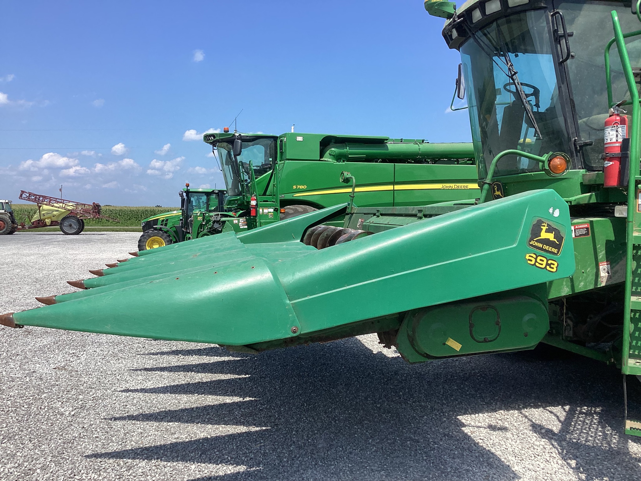 1996 John Deere 693 Image 8