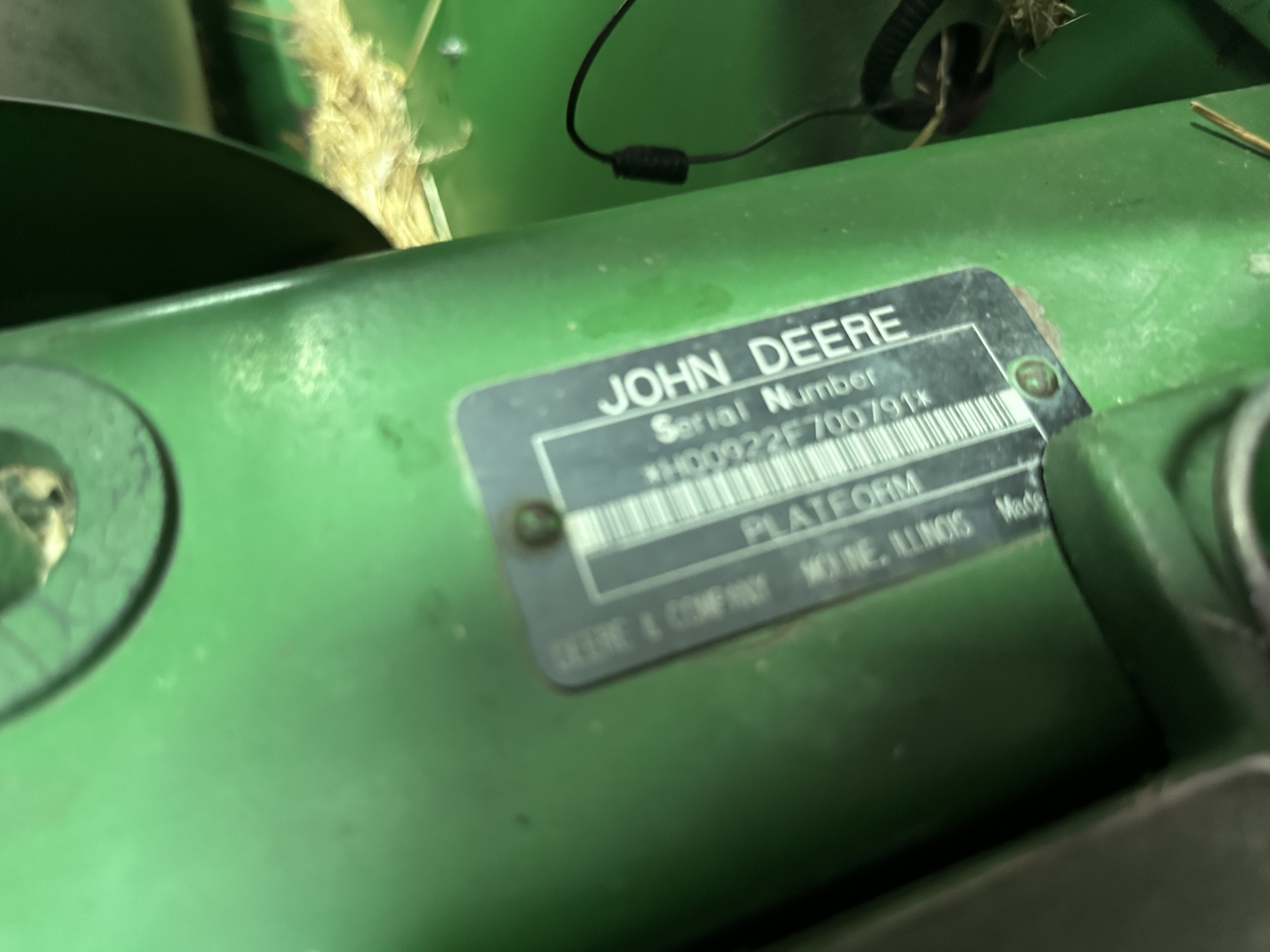 2003 John Deere 922 Image 2