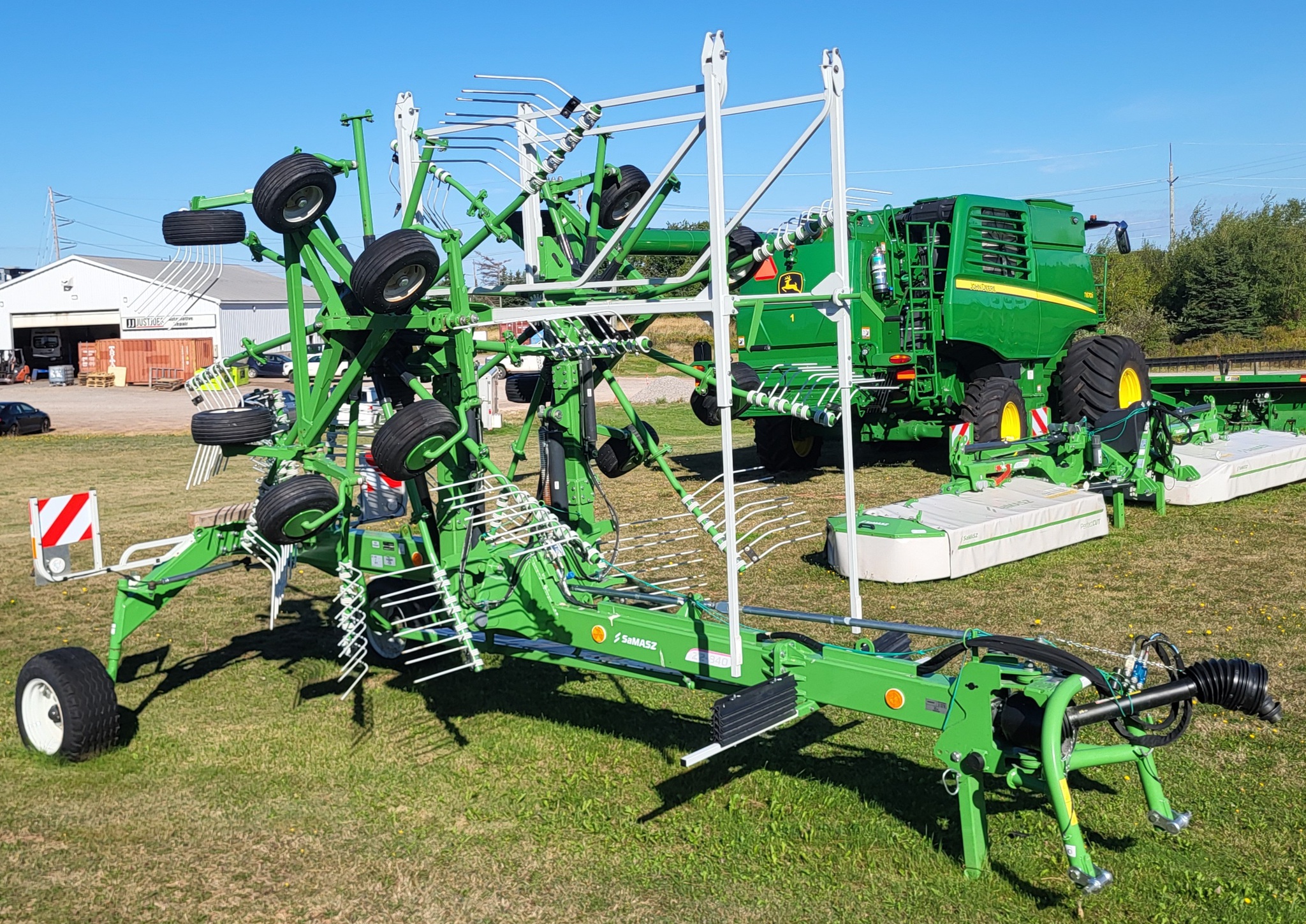 2022 Samasz Z2 780 Double Rotary Rake Image 1