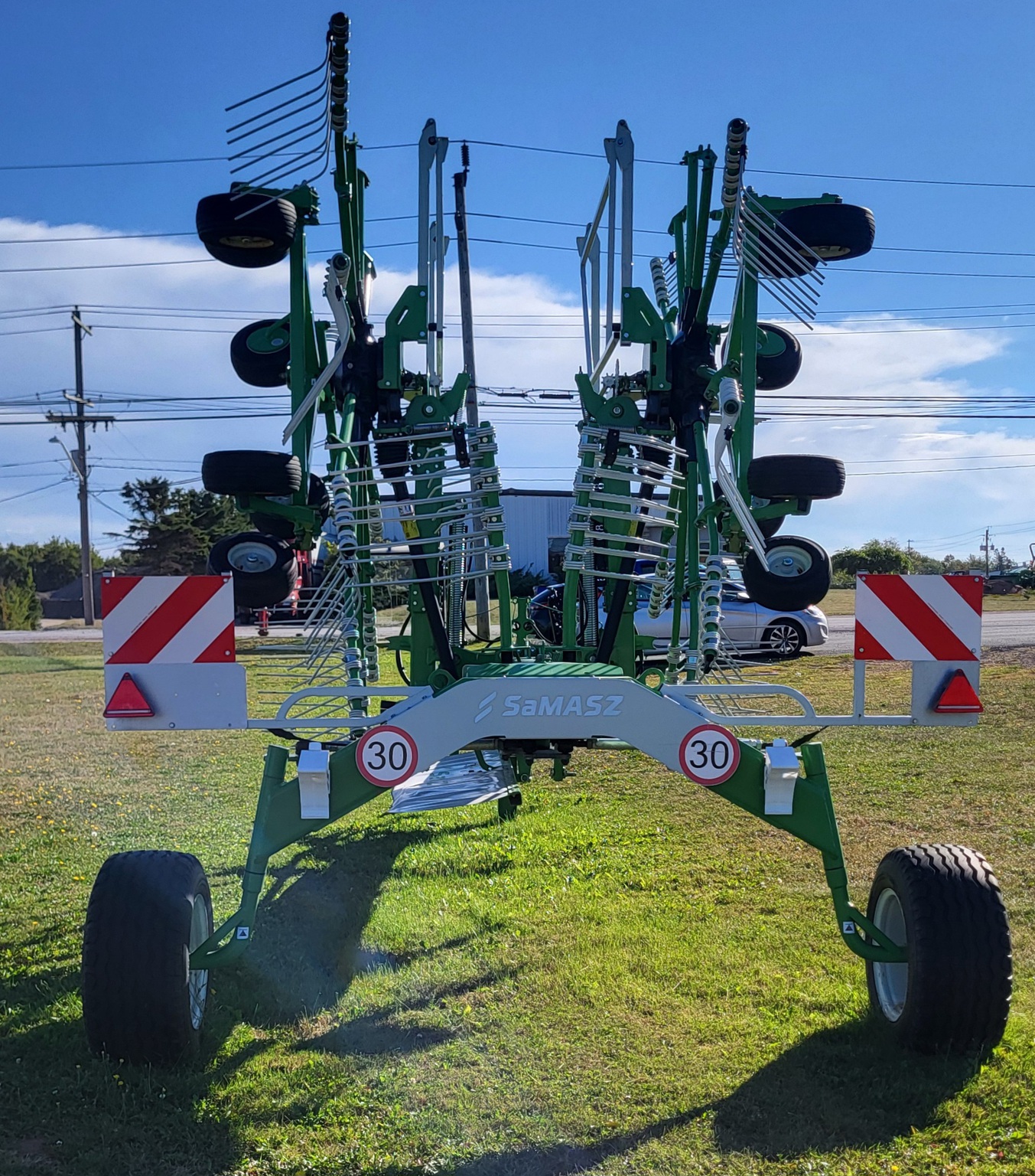2022 Samasz Z2 780 Double Rotary Rake Image 4