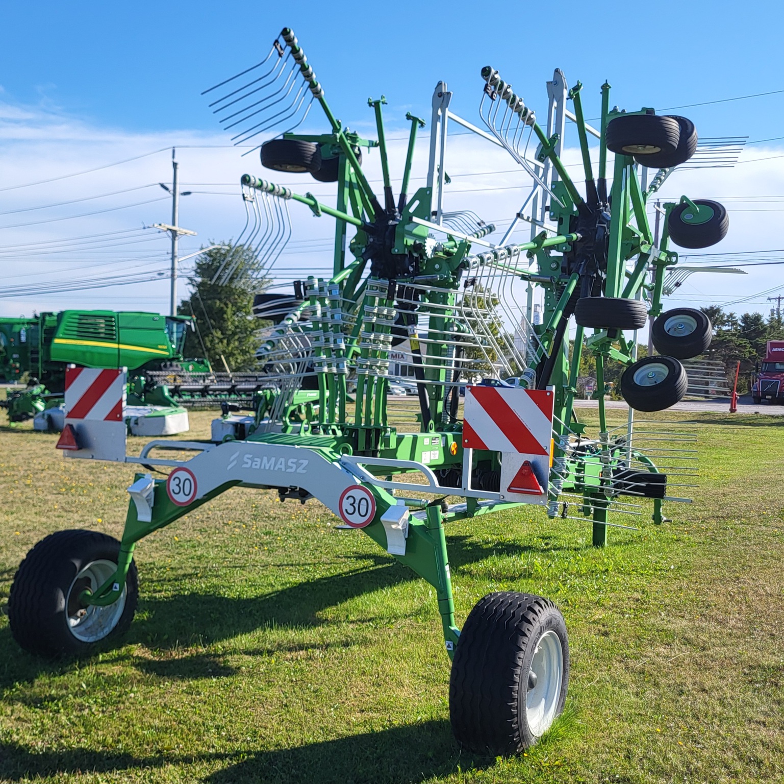 2022 Samasz Z2 780 Double Rotary Rake Image 3