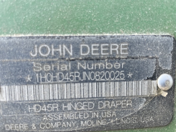 Used 2022 John Deere HD45R Combine Platforms at Horizon Ag & Turf in Vermilion, AB - Photo4