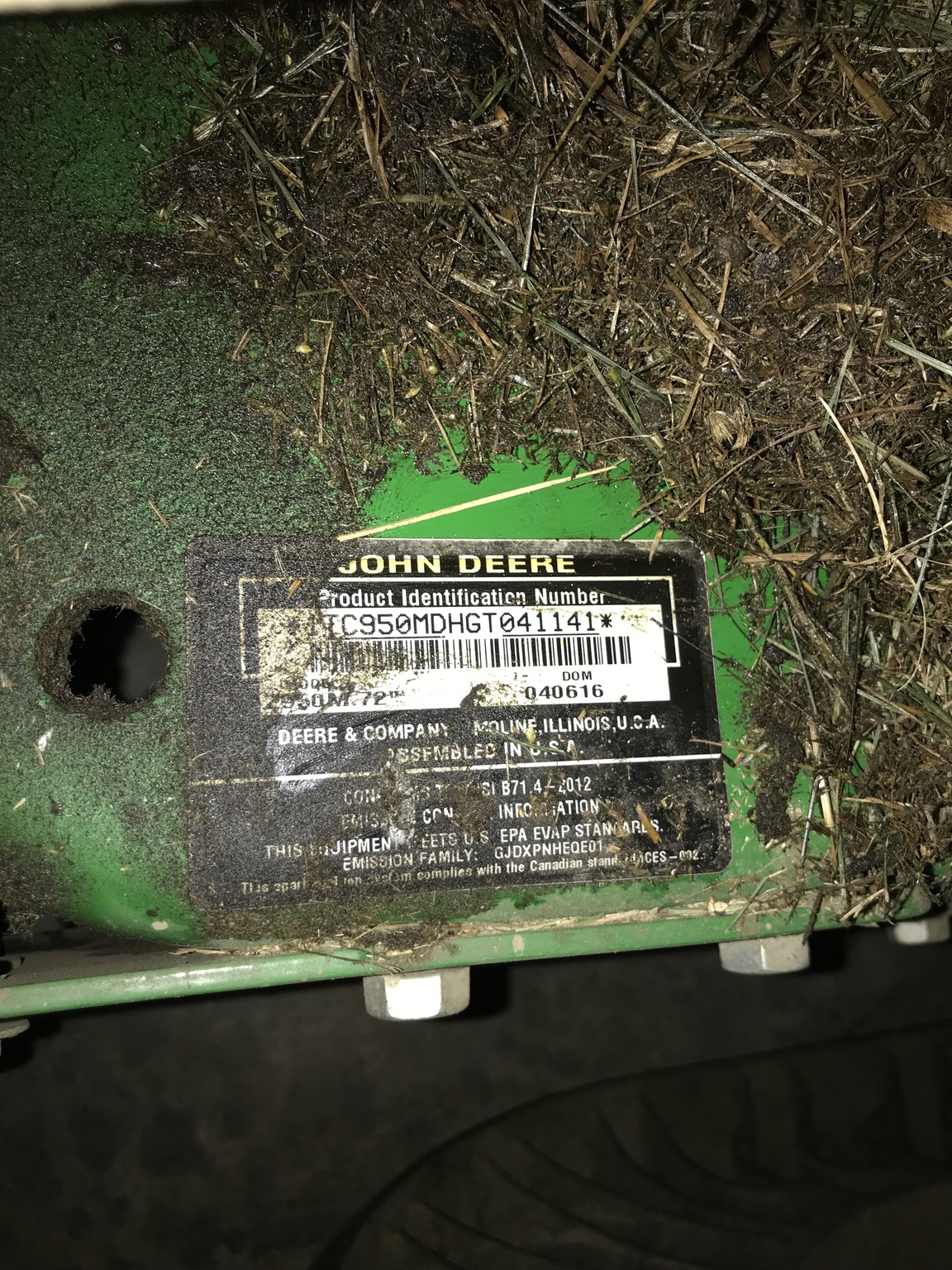 2016 John Deere Z950M Image 7