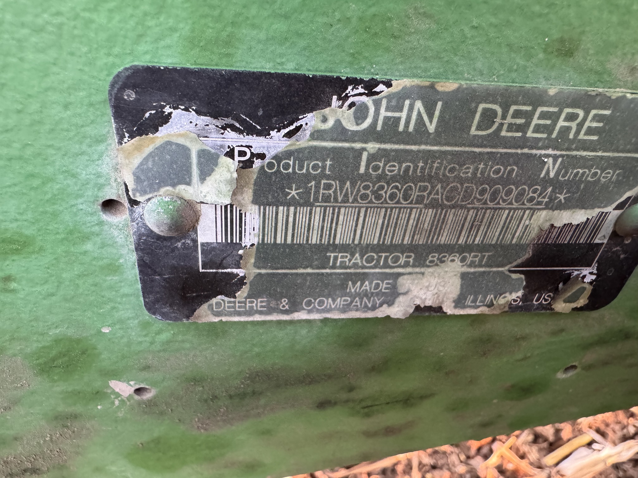  2012 John Deere 8360RT at Heritage Tractor in Galesburg, IL