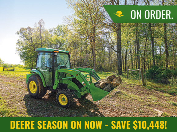  John Deere 3046R Cab Tractor + Loader