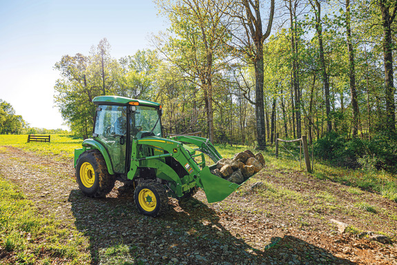 John Deere 3046R Cab Tractor + Loader
