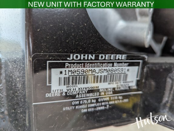 Photo of 2025 John Deere XUV 590M