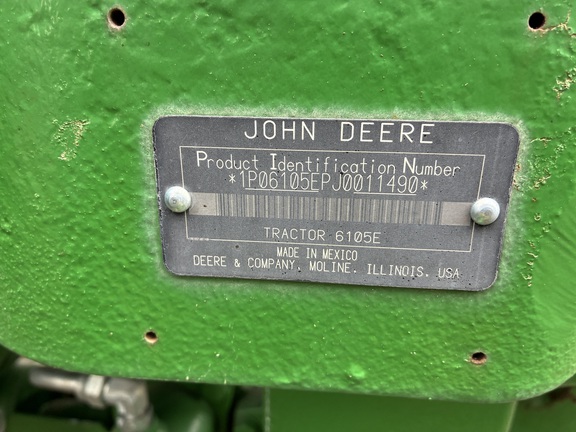 2019 John Deere 6105E (19th thumbnail)