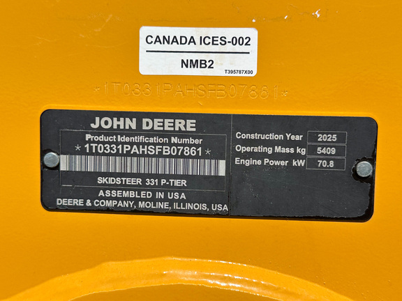 2025 John-Deere 331 P