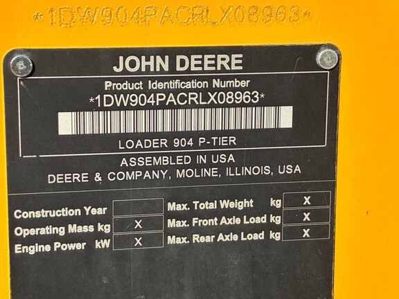 2024 John Deere 904 P