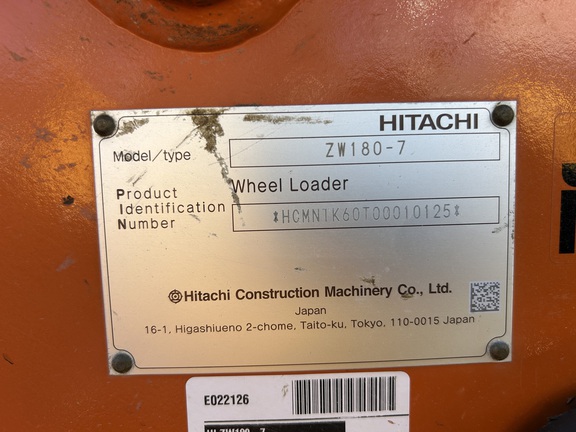 0 Hitachi ZW180-7