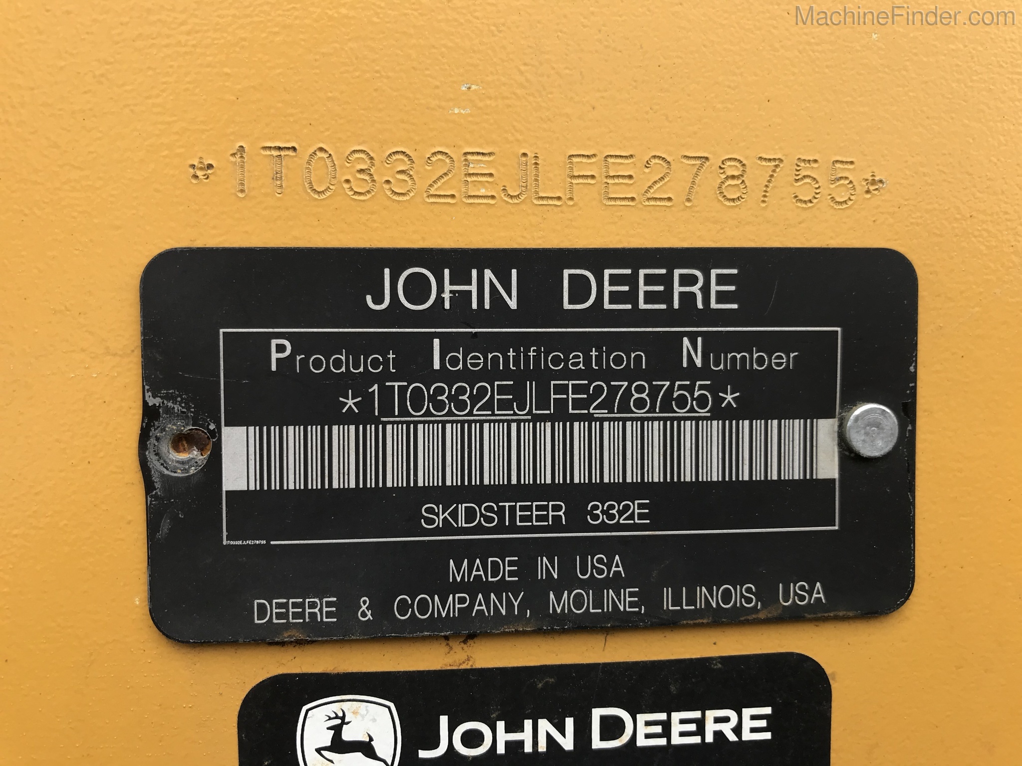 2015 John Deere 332E Image 9