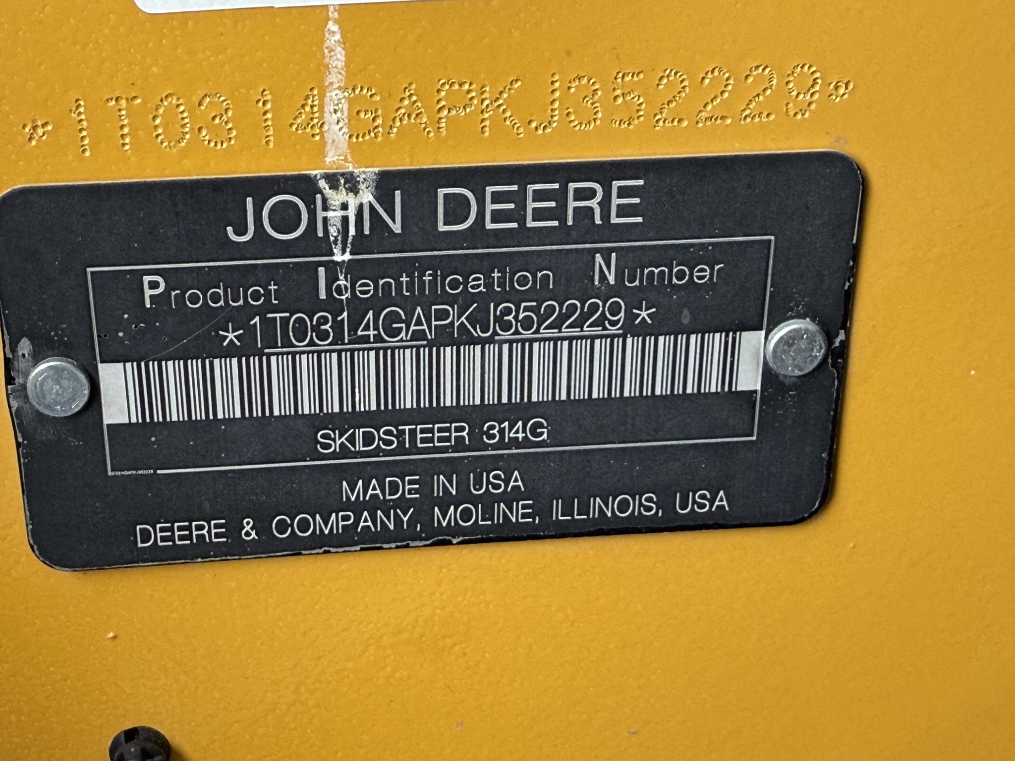  2019 John Deere 314G at Heritage Tractor in Nevada, MO