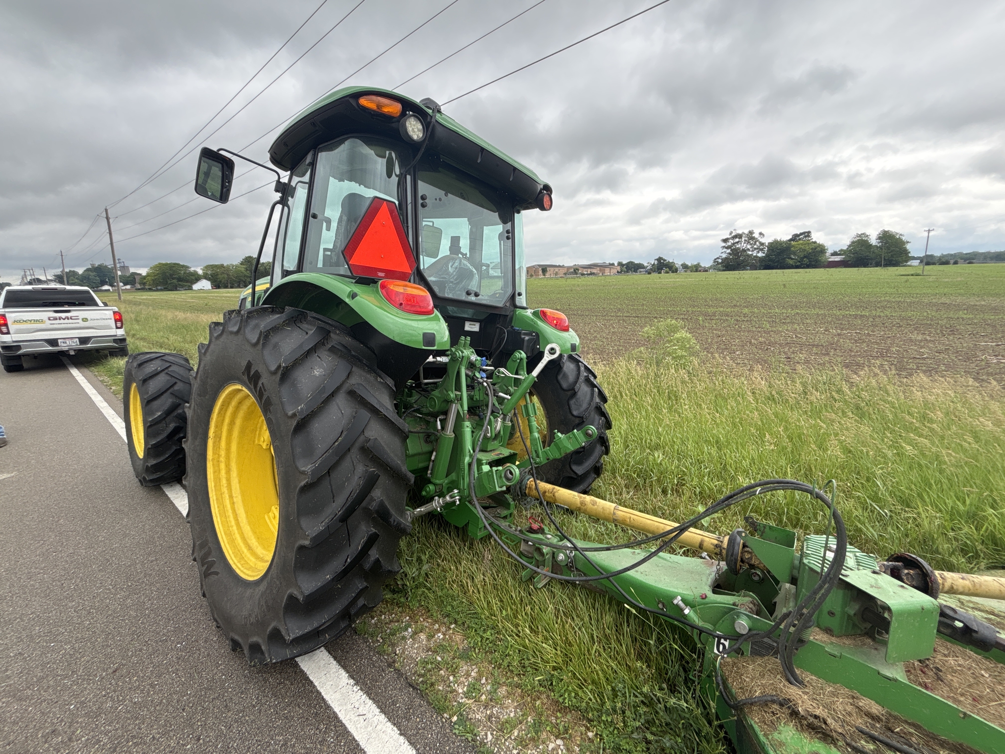 Used 2024 John Deere 6105E Cab Utility Tractors at Koenig Equipment in Greenville, OH - PhotoXL5