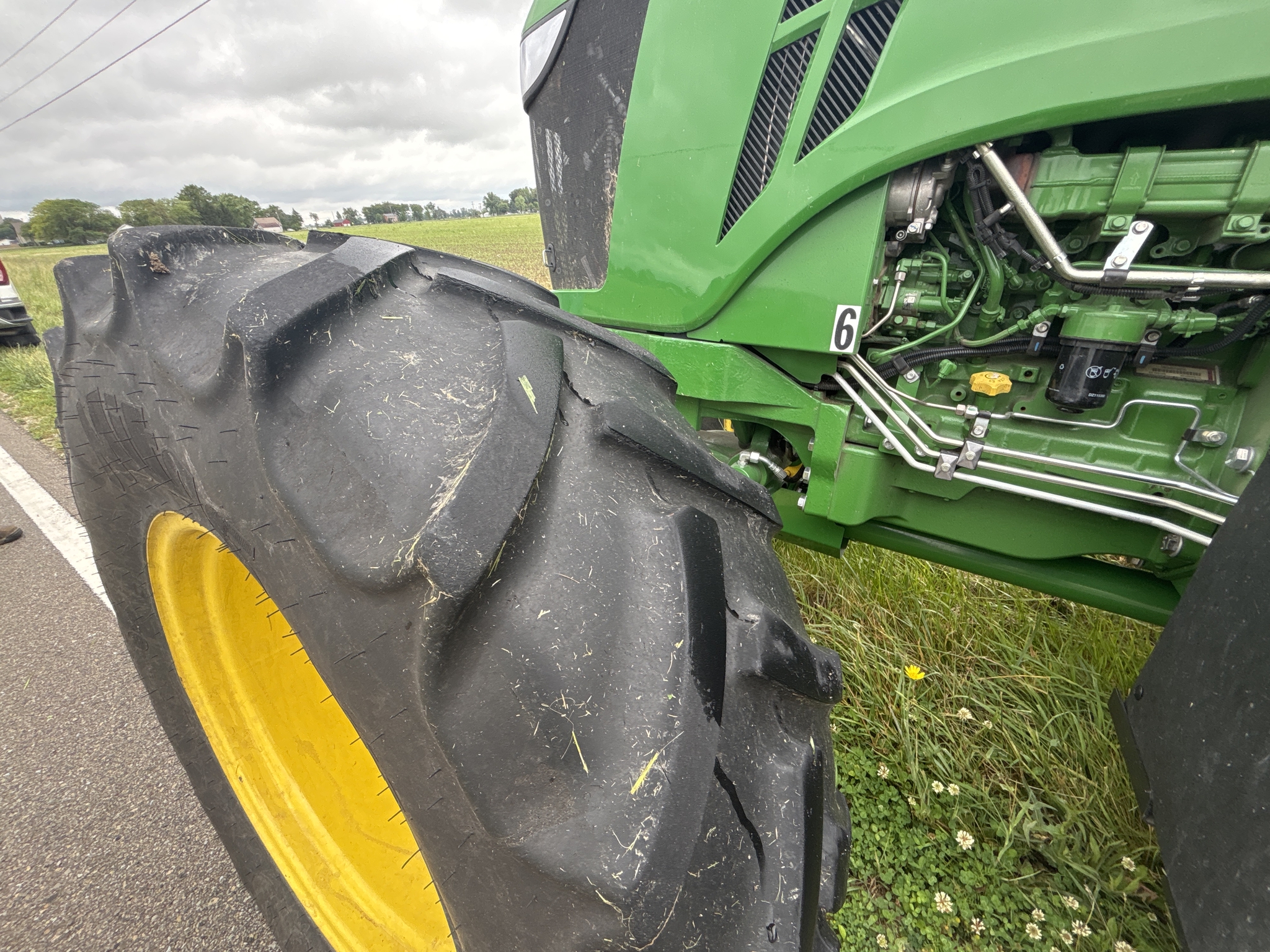 Used 2024 John Deere 6105E Cab Utility Tractors at Koenig Equipment in Greenville, OH - PhotoXL6