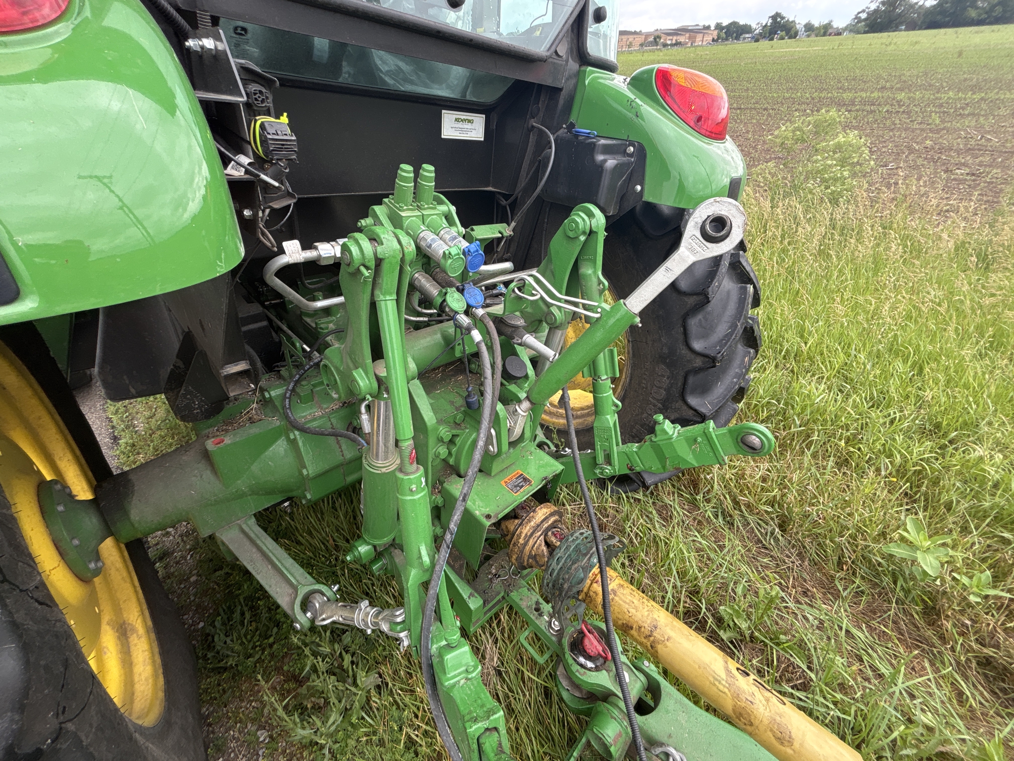 Used 2024 John Deere 6105E Cab Utility Tractors at Koenig Equipment in Greenville, OH - PhotoXL7