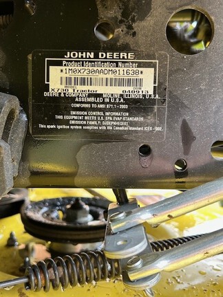Photo of 2013 John Deere X730