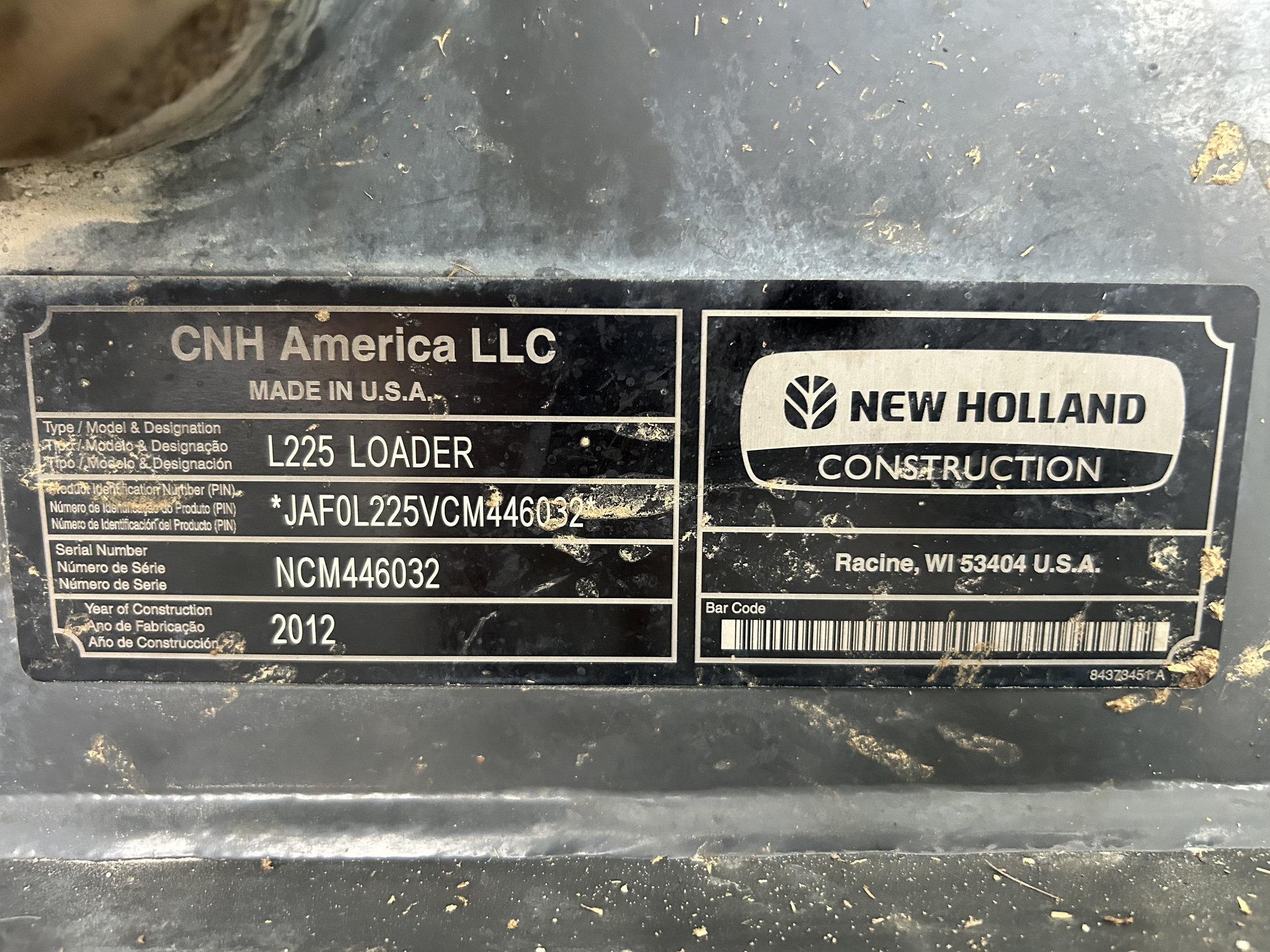 2012 New Holland L225 Image 12