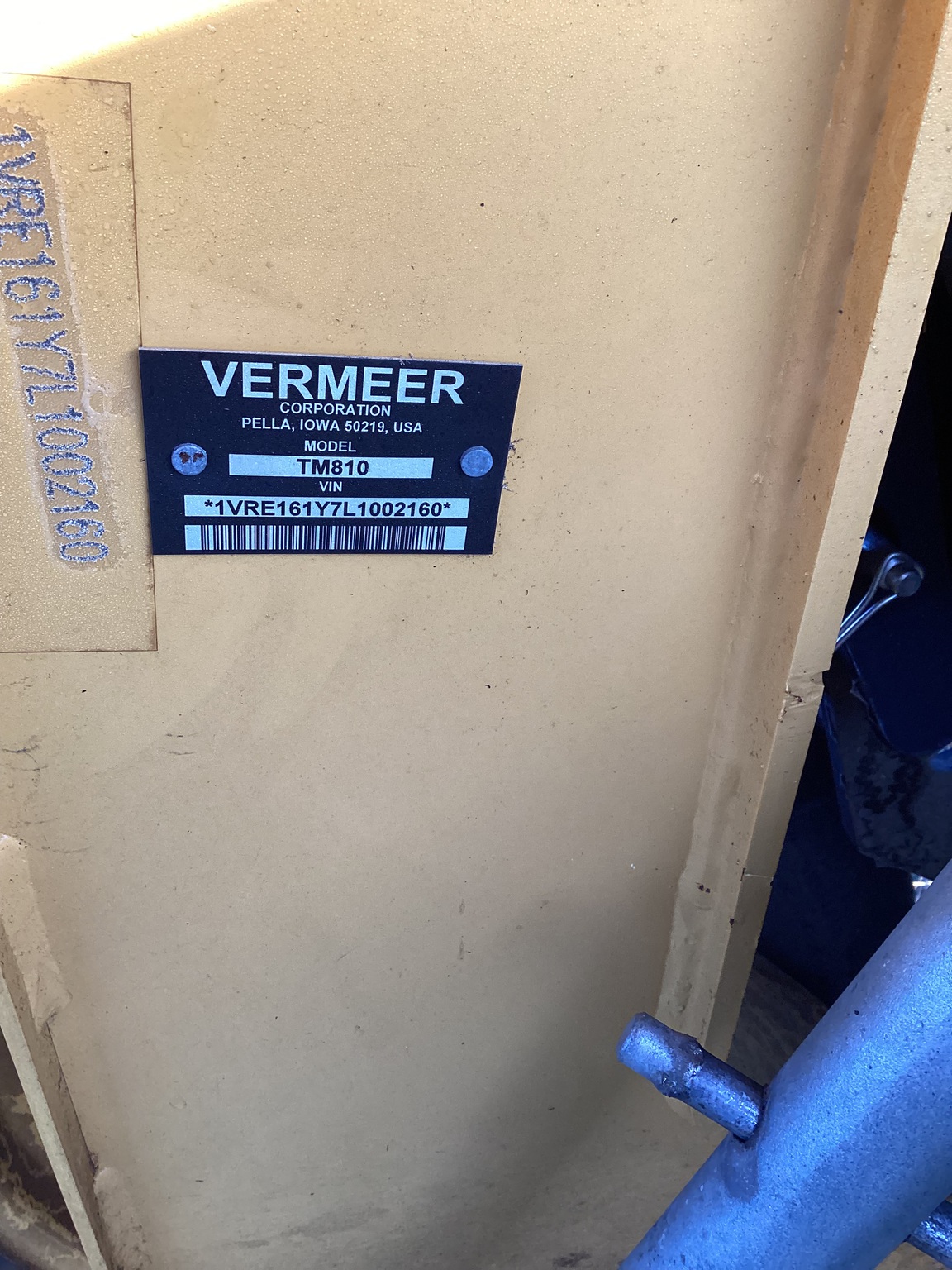 2017 Vermeer TM810 Image 7