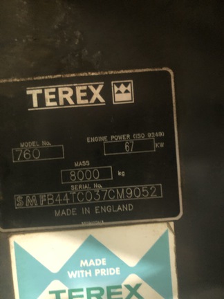 Photo of 2001 Terex TX760