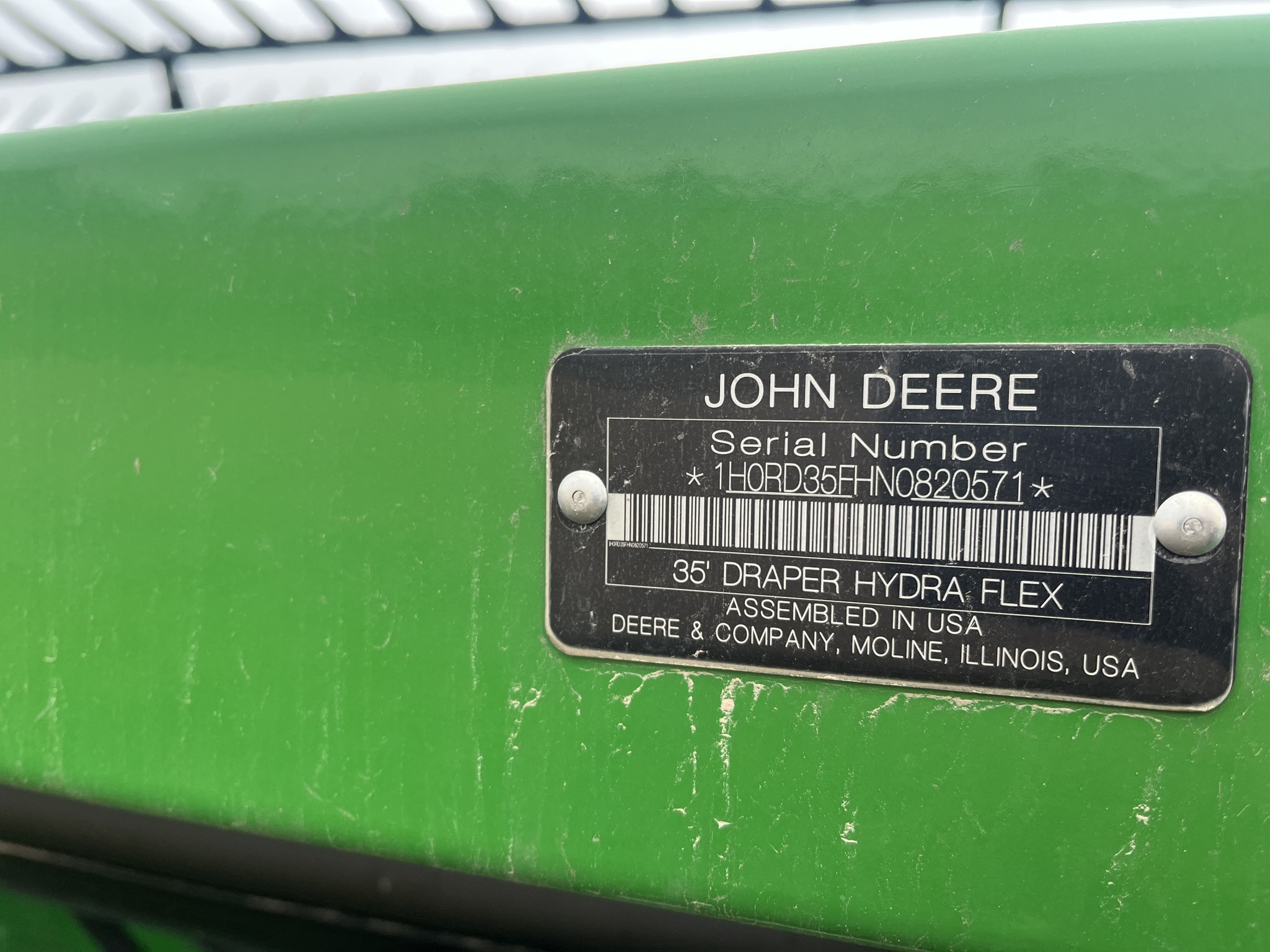 2022 John Deere RD35F Image 7