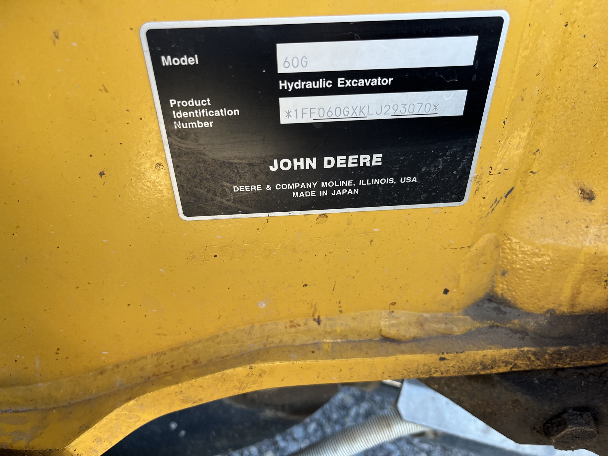 2020 John Deere 60G Image 6