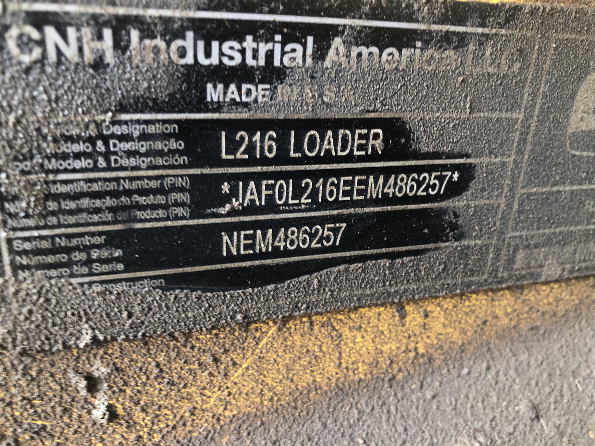 2013 New Holland L216 Image 7