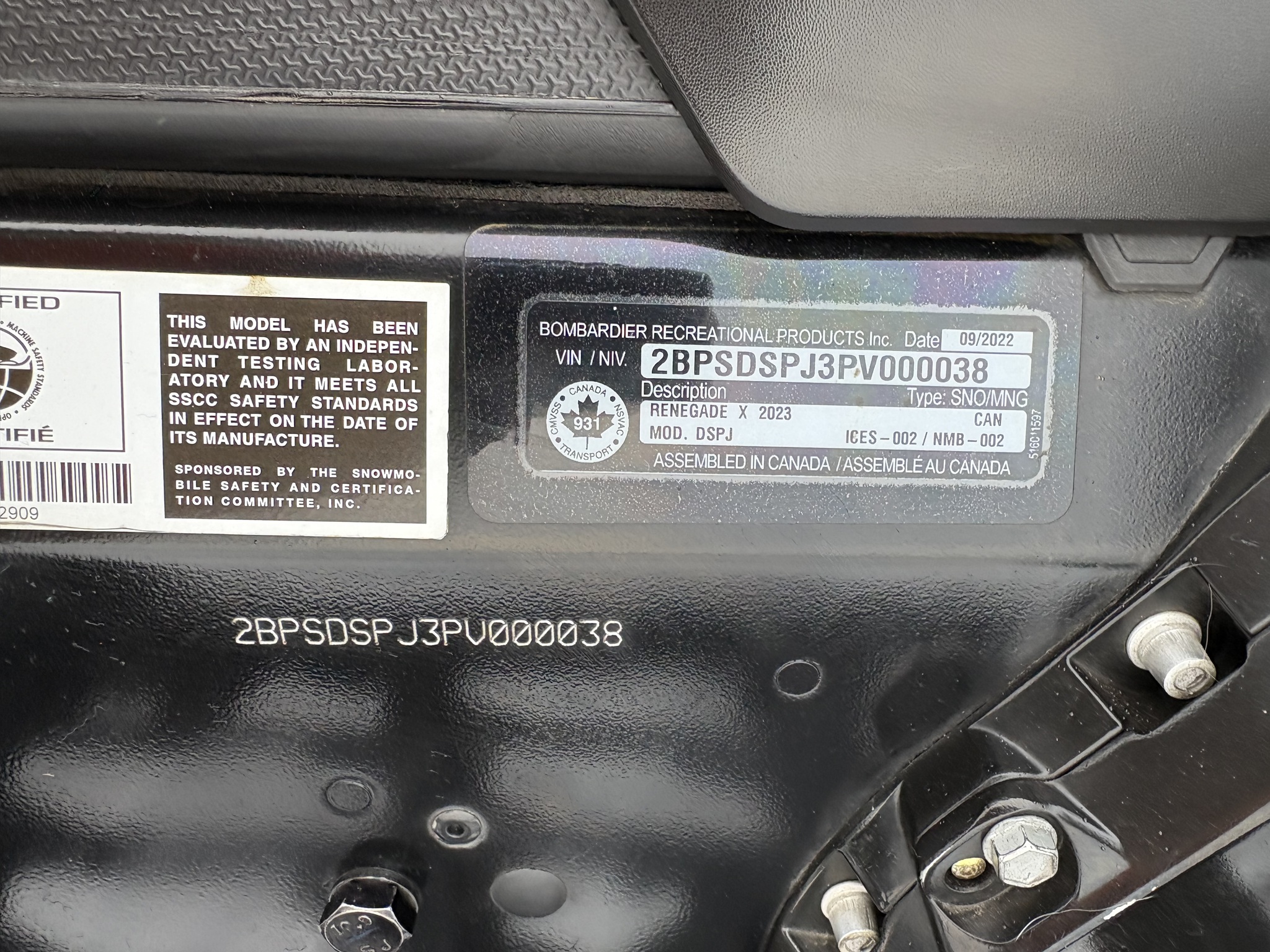 2023 Ski Doo Renegade X 900 TurboR Image 8