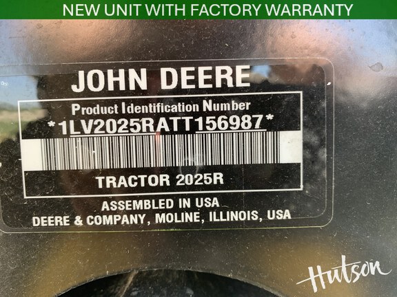 Photo of 2026 John Deere 2025R