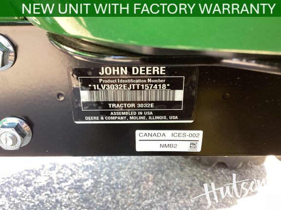 Photo of 2026 John Deere 3032E