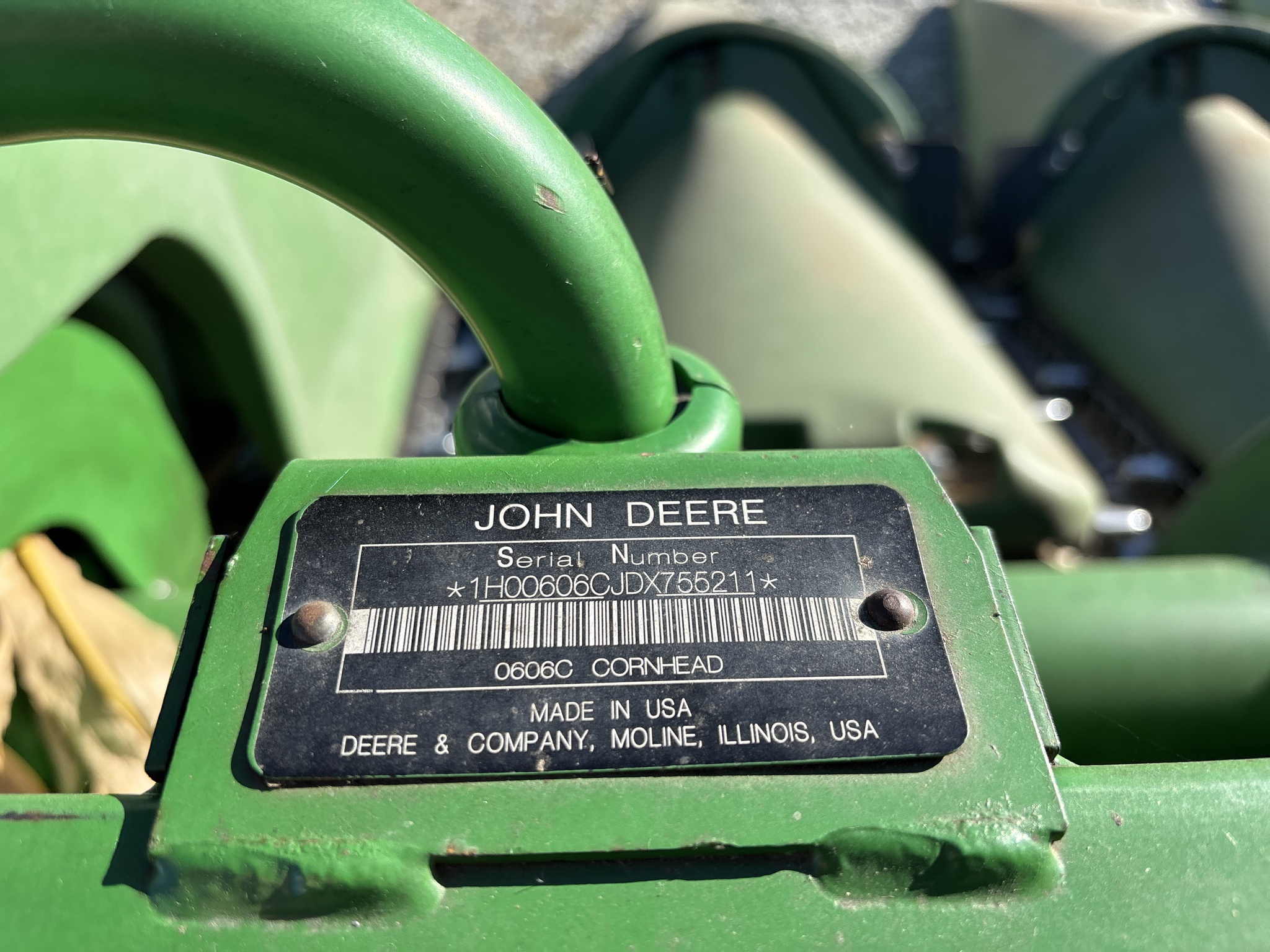 Used 2013 John Deere 606C Corn and Row Crop headers at Koenig Equipment in Anna, OH - PhotoXL3