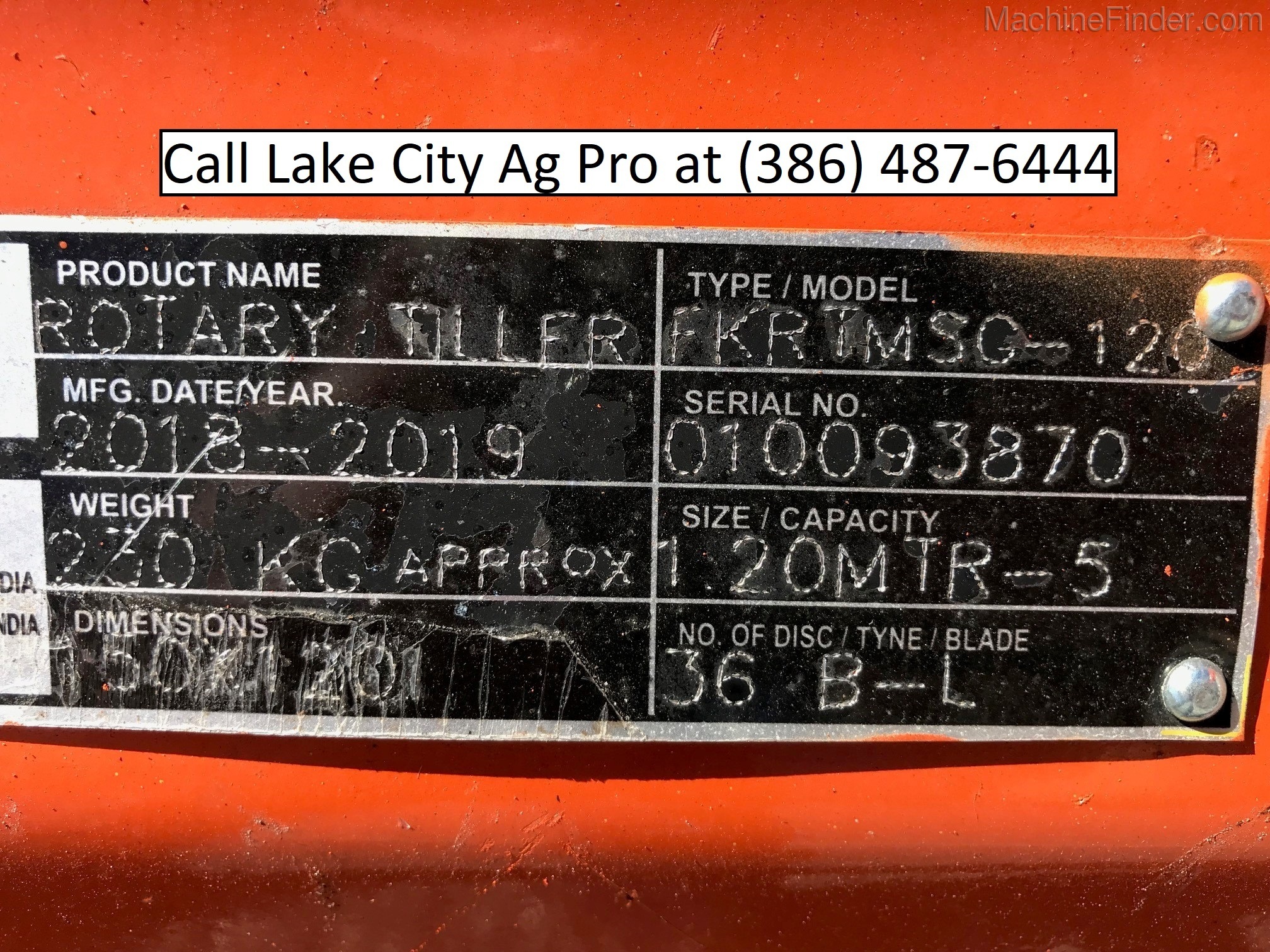 2019 Lovett Tharpe RTHSC120 Image 8