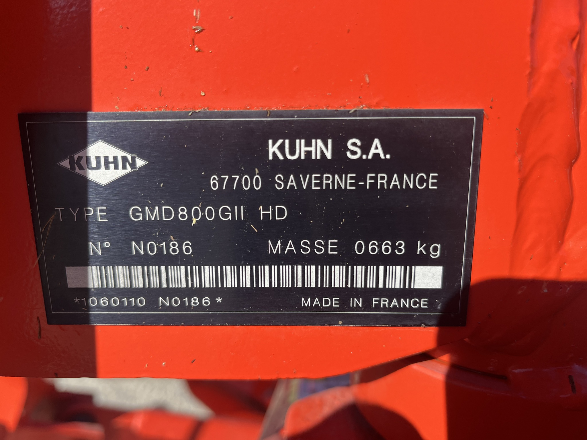  2012 Kuhn GMD 800GII at Heritage Tractor in Pittsburg, KS