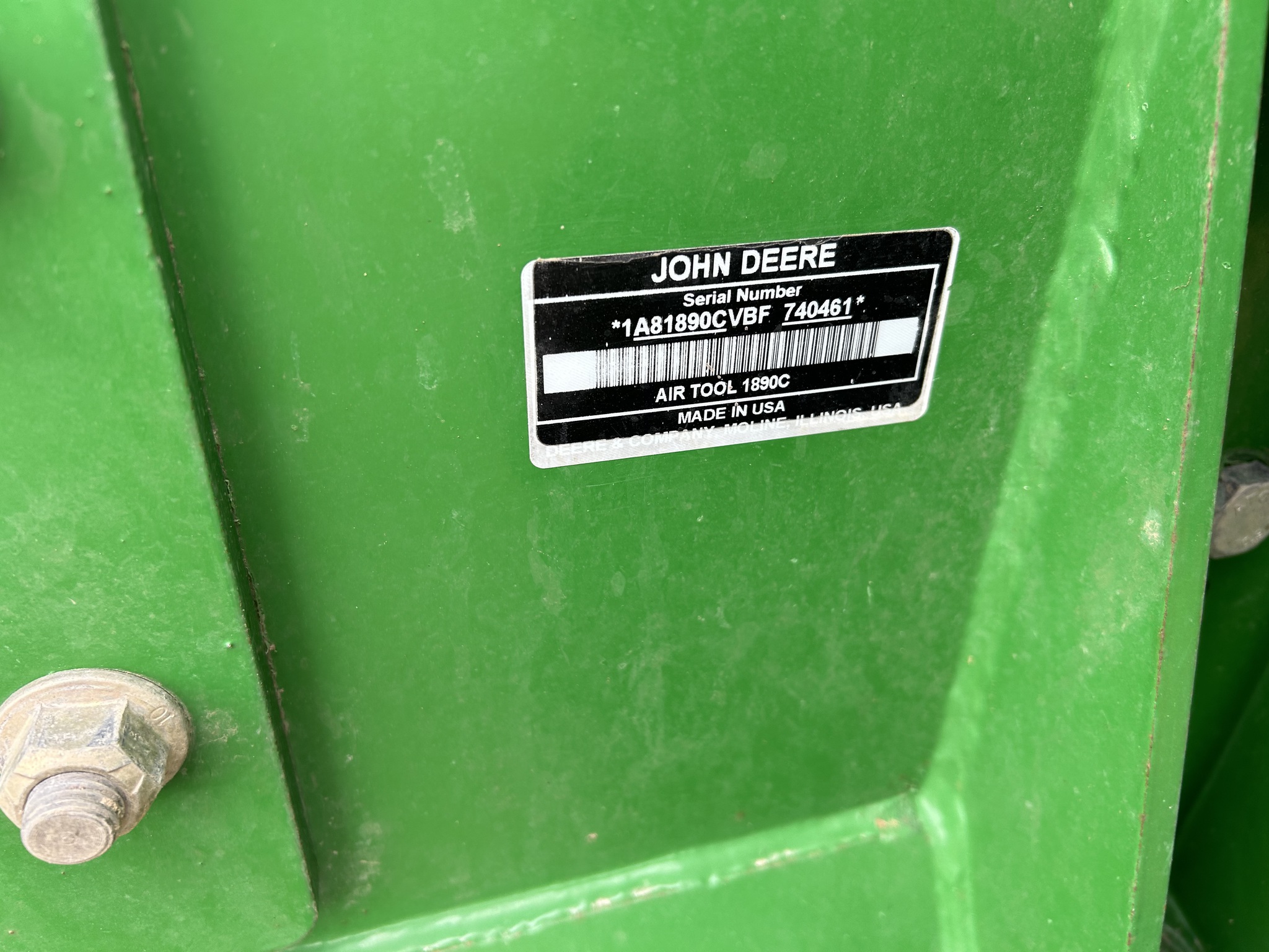  2011 John Deere 1890 at Heritage Tractor in Lockwood, MO