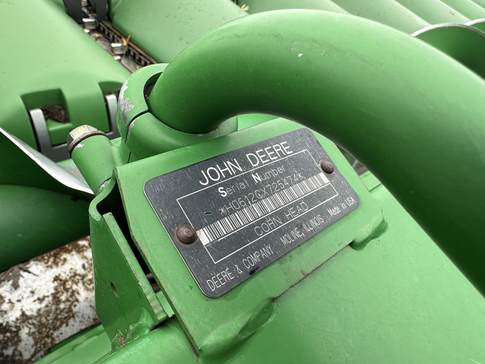  2008 John Deere 612C at Heritage Tractor in Lacon, IL