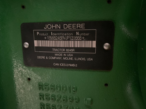Photo of 2018 John Deere 8245R