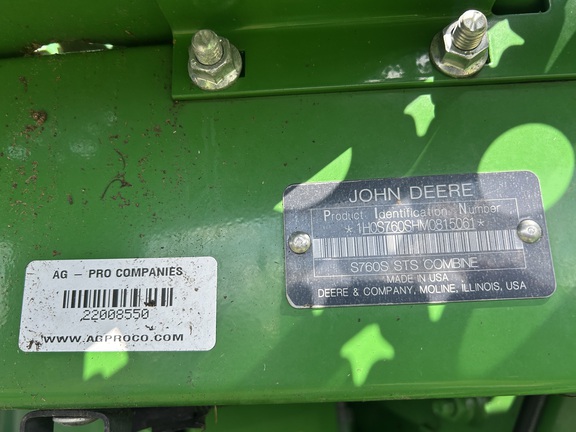 2021 John Deere S760