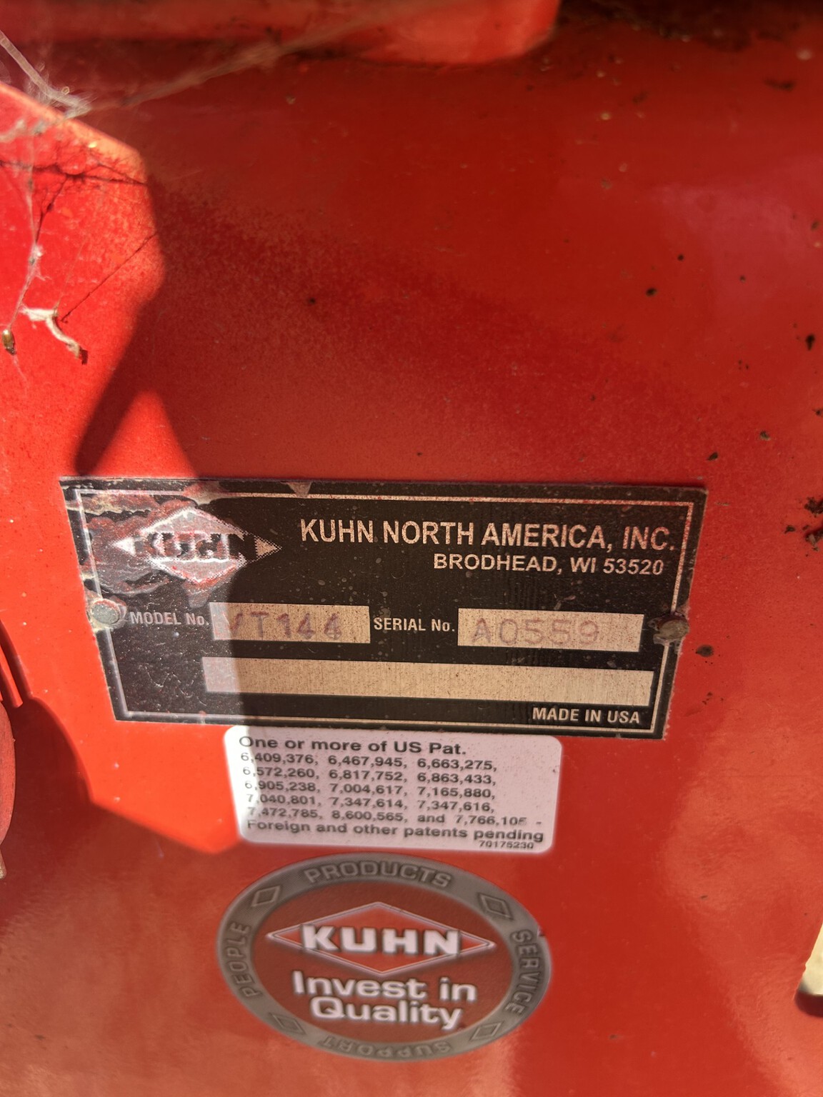 2018 Kuhn VT144T Image 4