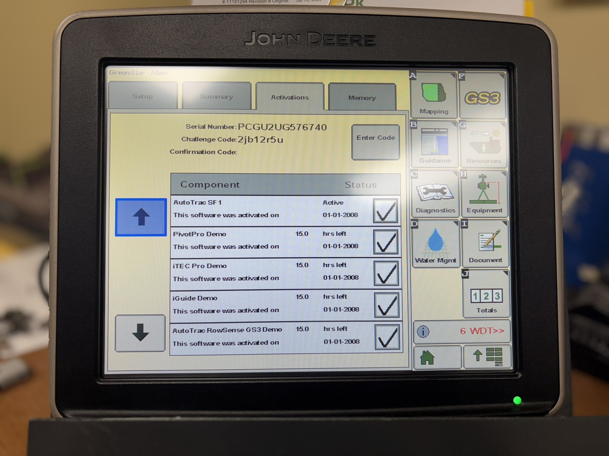 2016 John Deere 2630 Display Image 4
