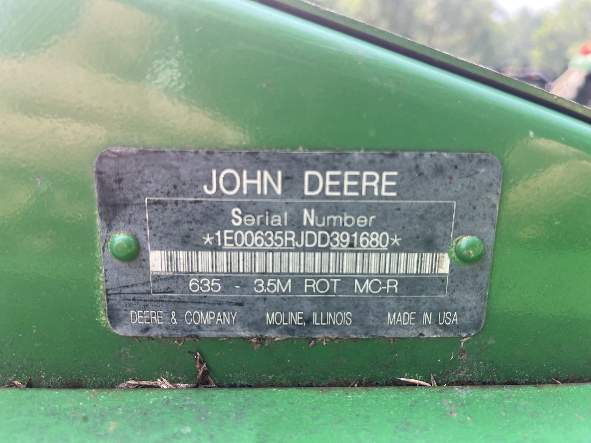  2013 John Deere 635 at Heritage Tractor in Freeport, IL