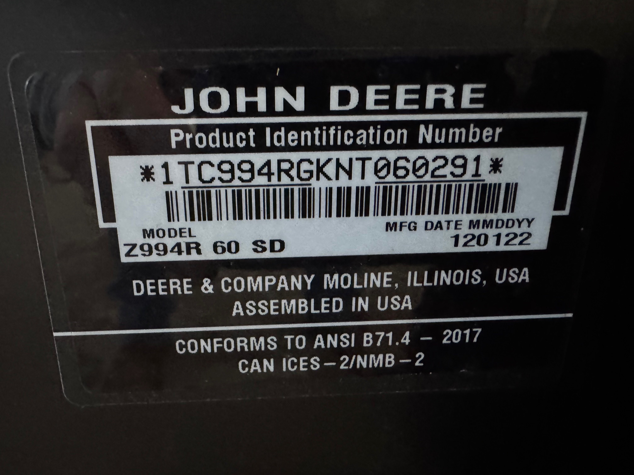 2023 John Deere Z994R Image 12