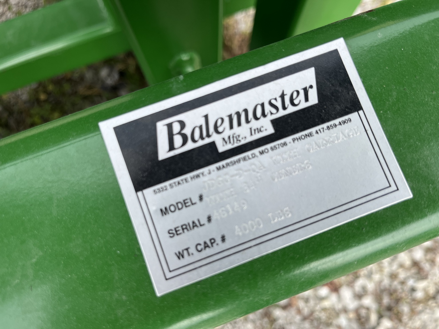  2025 BaleMaster JDGC-D at Heritage Tractor in Nevada, MO