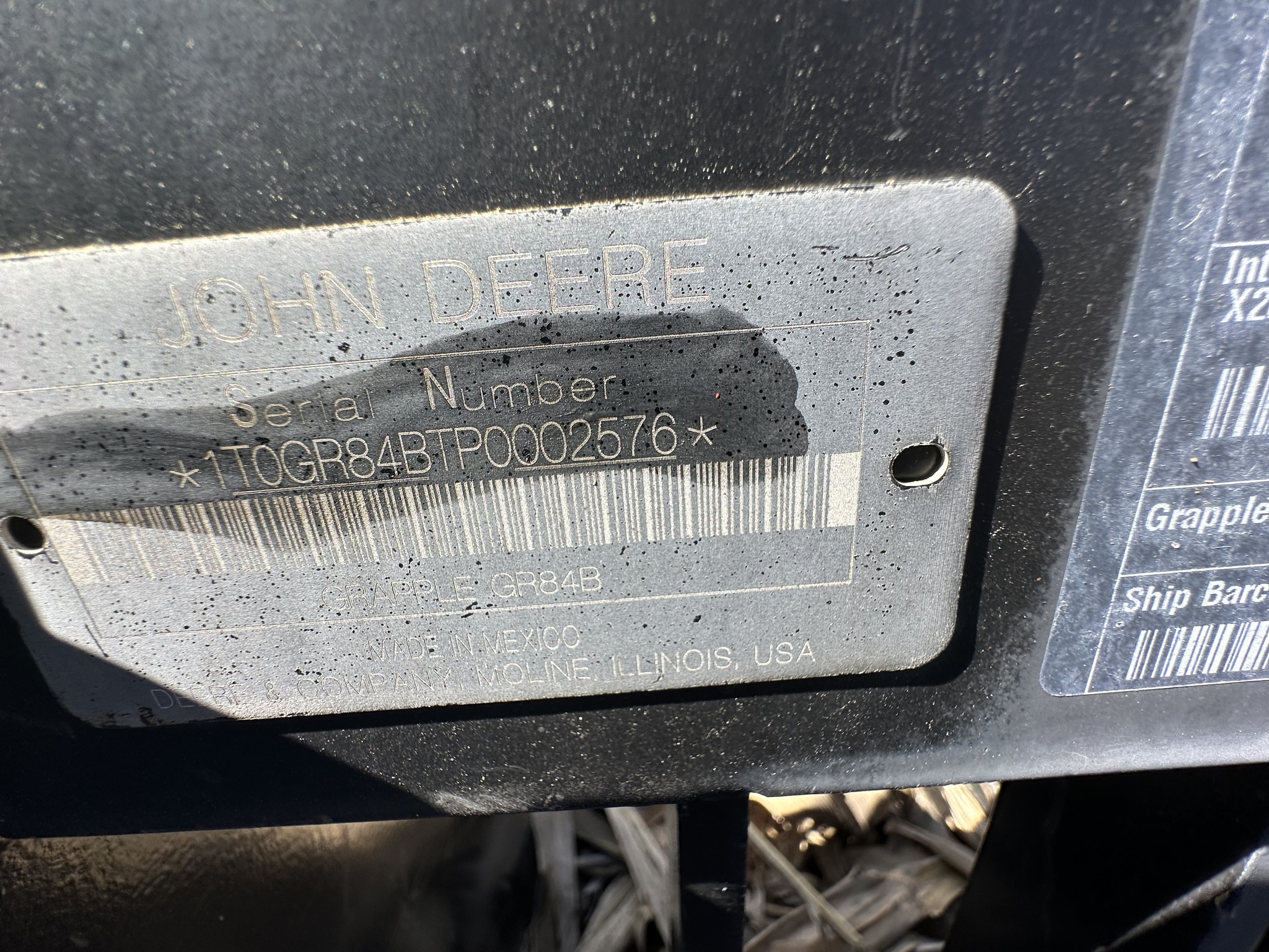 2023 John Deere GR84B Image 3