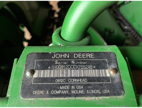 Photo of 2014 John Deere 612C