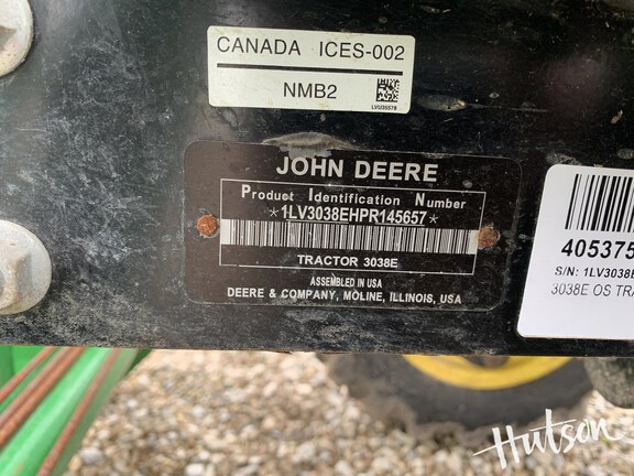 Photo of 2024 John Deere 3038E